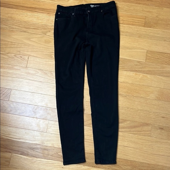 GAP Black Denim Jean Leggings | 14 - Picture 1 of 8